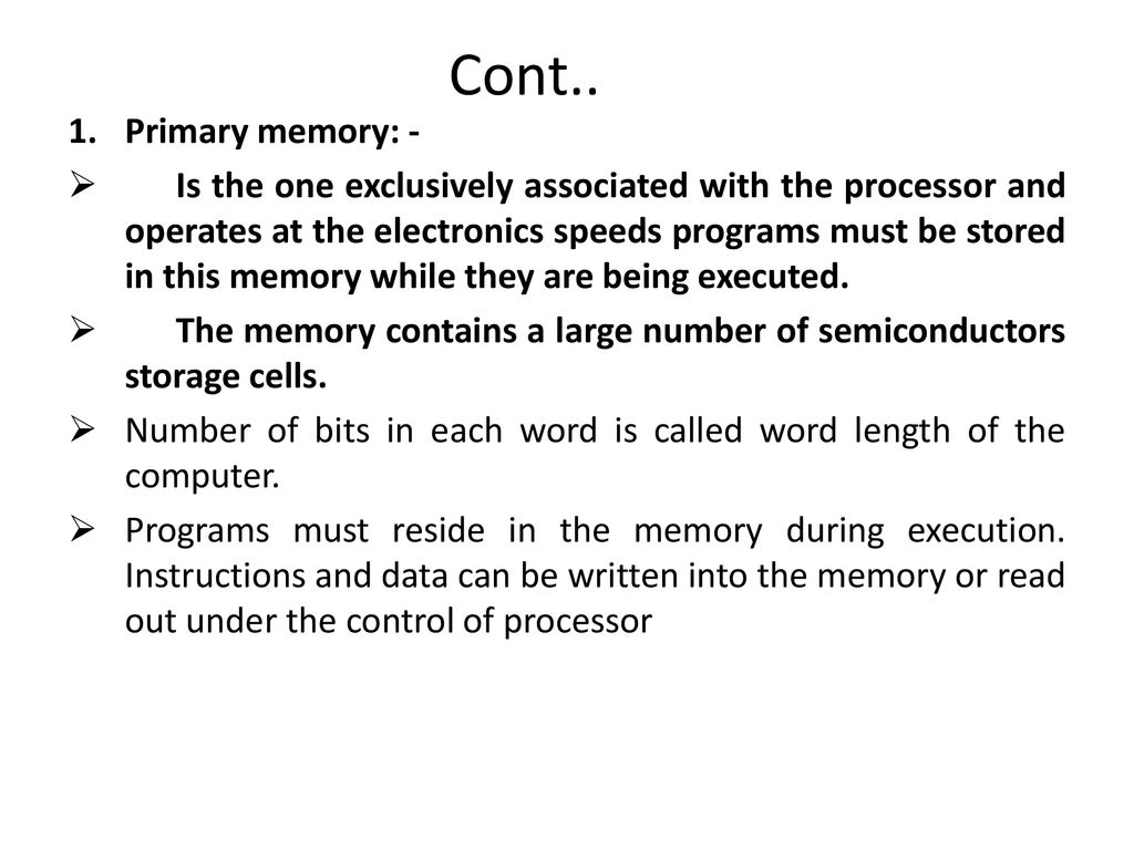 Module 1. Basic Structure of Computers - ppt download